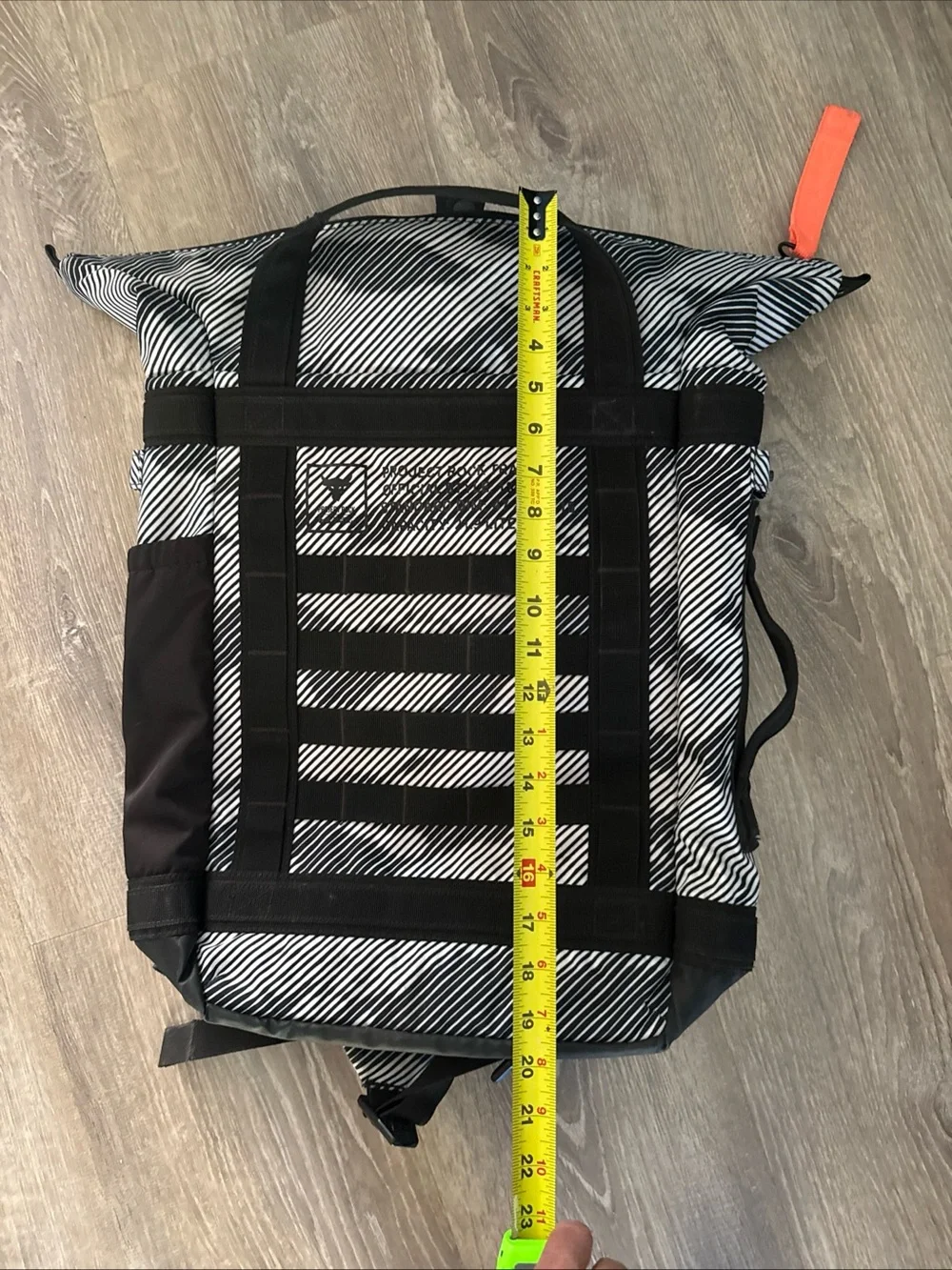 Under Armour UA UNISEX Project Rock Box Duffle Backpack BLACK GREY Bag